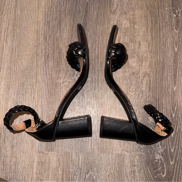 DV by Dolce Vita Black Hassa Braided ankle strap dress Sandals heels 10 - Picture 10 of 13